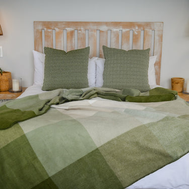 Top Suede Bed Blanket (Green)